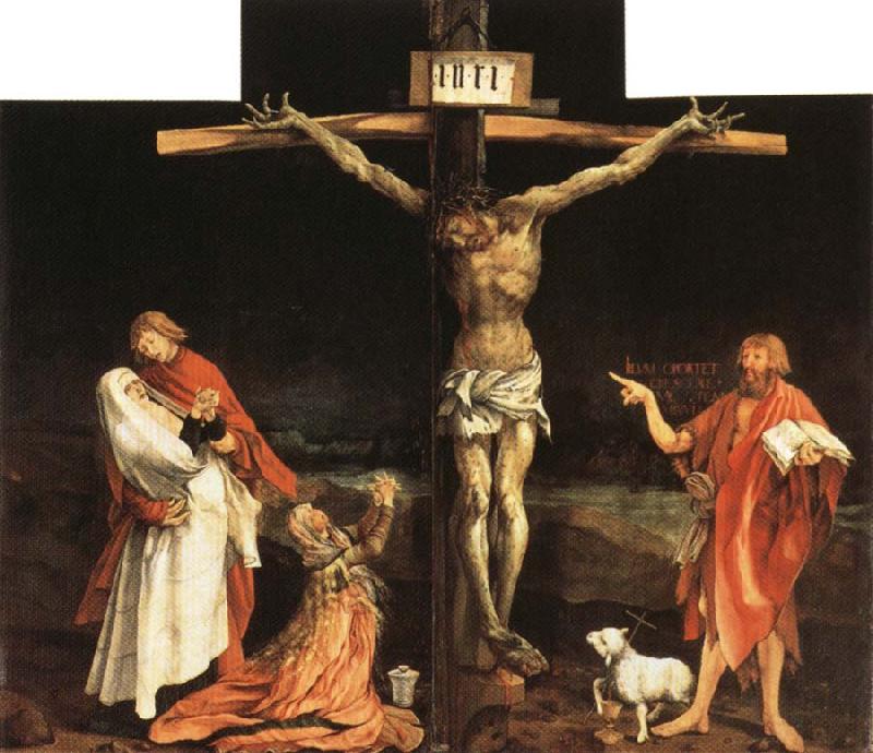 Matthias  Grunewald Isencheim Altar Crucifixion Germany oil painting art